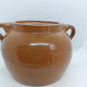 Vintage Medalta Potteries Ltd. Medicine Hat Alberta 6" Bean Pot No Lid